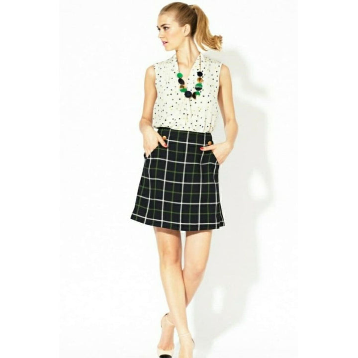 Kate Spade Plaid Fallon Skirt - Size 2