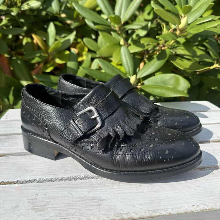 Dune London Women's Gospel Tuxedo Loafer - Size 36