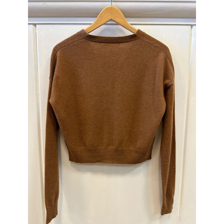 Organic John Patrick Cropped Cashmere Cardigan - Size XS