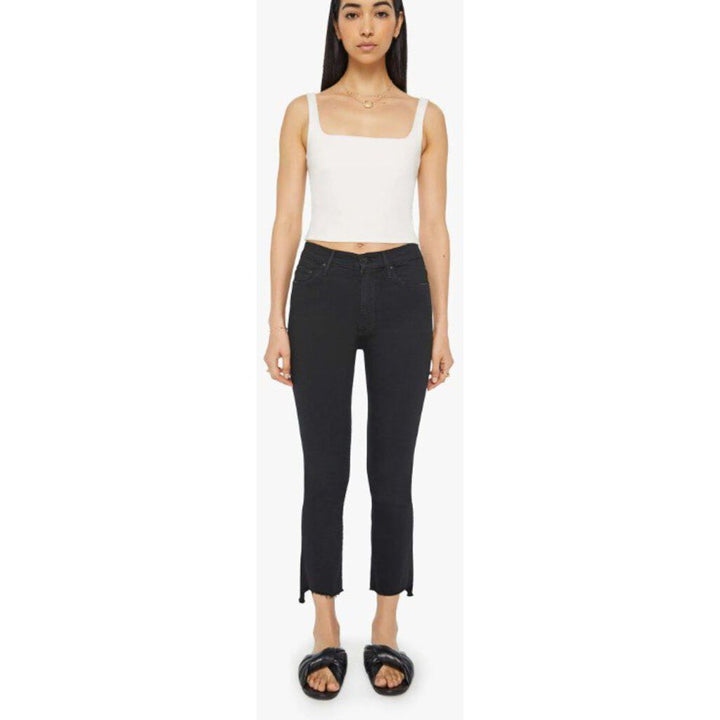 Mother The Insider Crop Step Fray Jeans in Not Guilty - Size 23