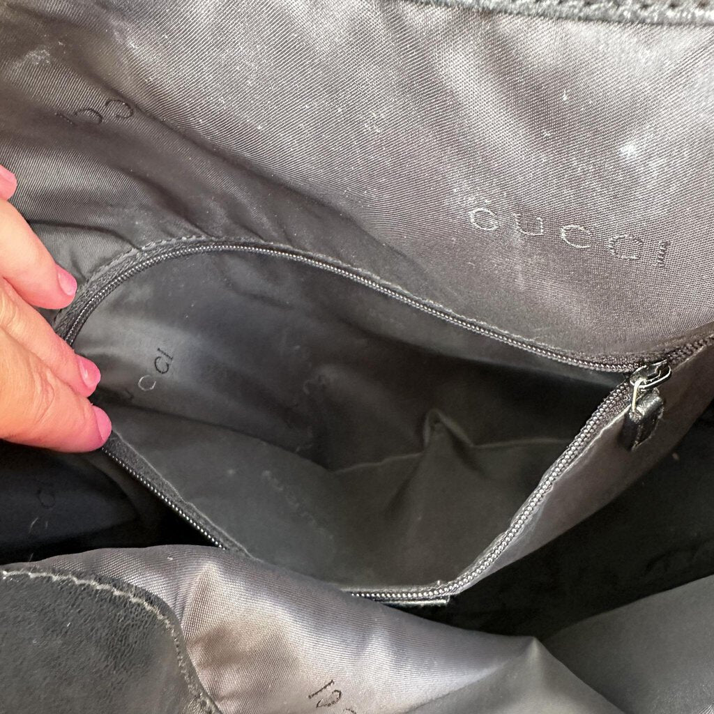 Gucci Nylon Bamboo Handle Tote