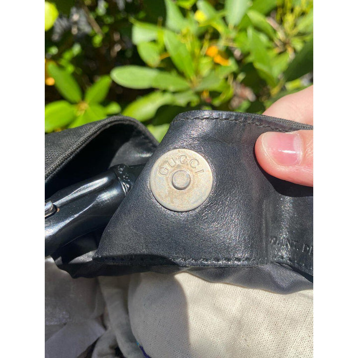 Gucci Nylon Bamboo Handle Tote