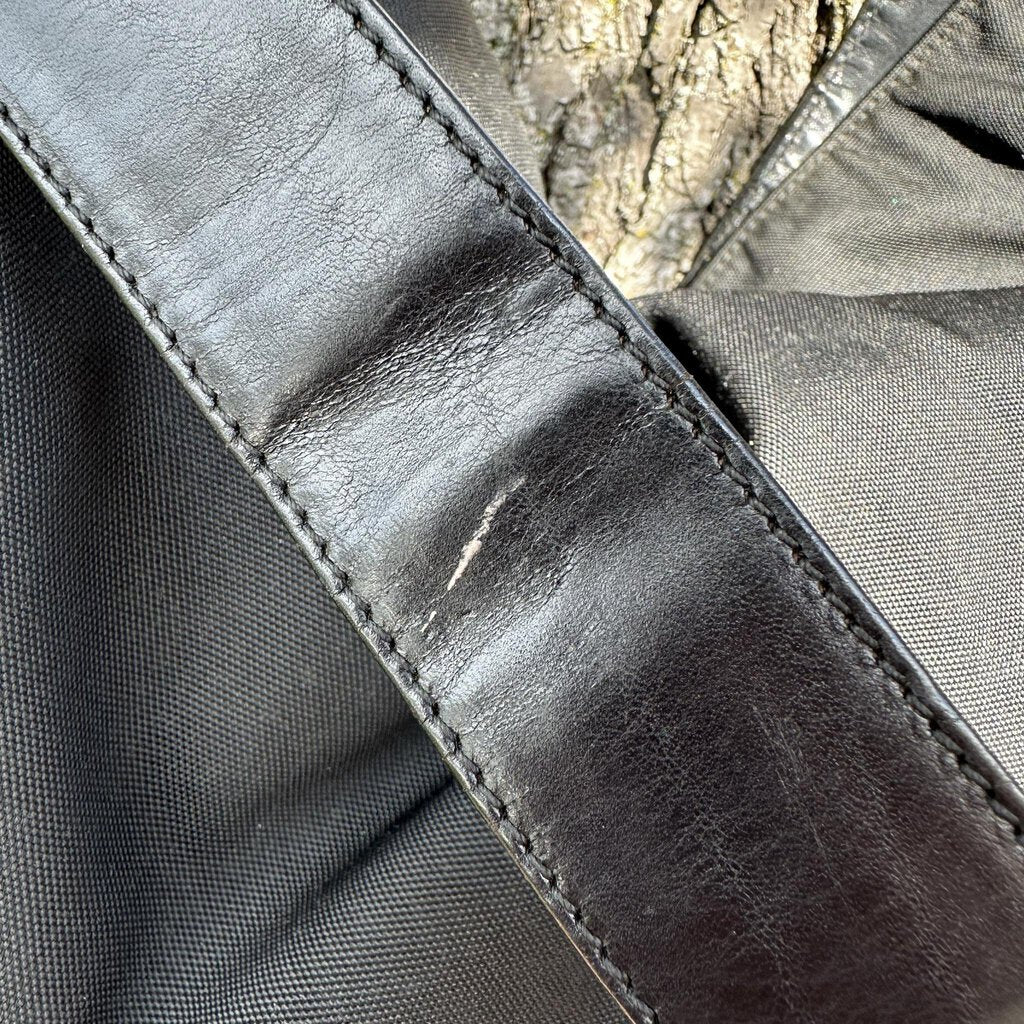 Gucci Nylon Bamboo Handle Tote