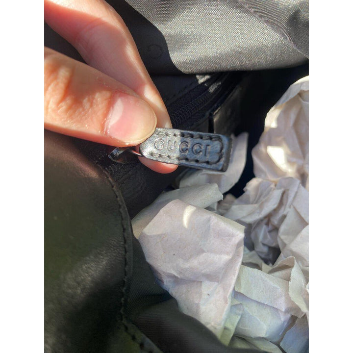 Gucci Nylon Bamboo Handle Tote