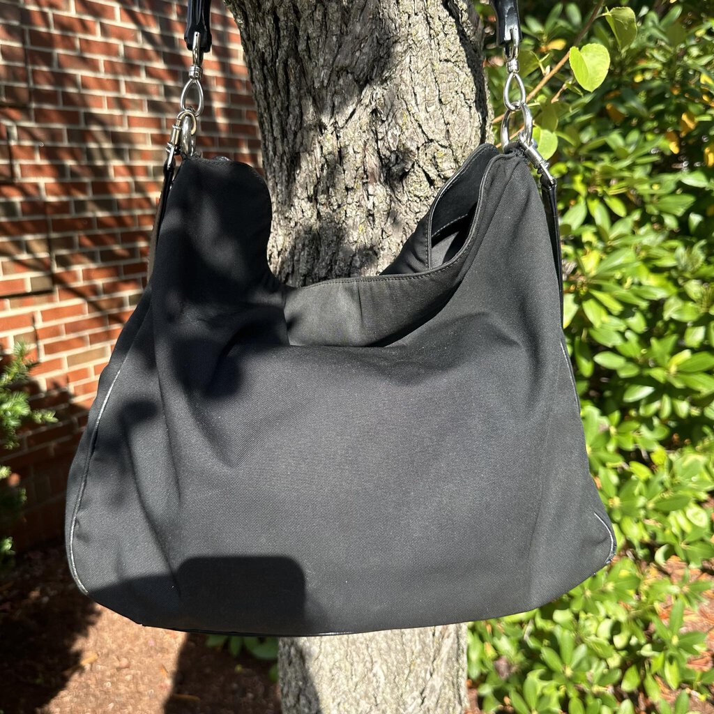 Gucci Nylon Bamboo Handle Tote