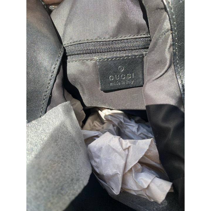 Gucci Nylon Bamboo Handle Tote