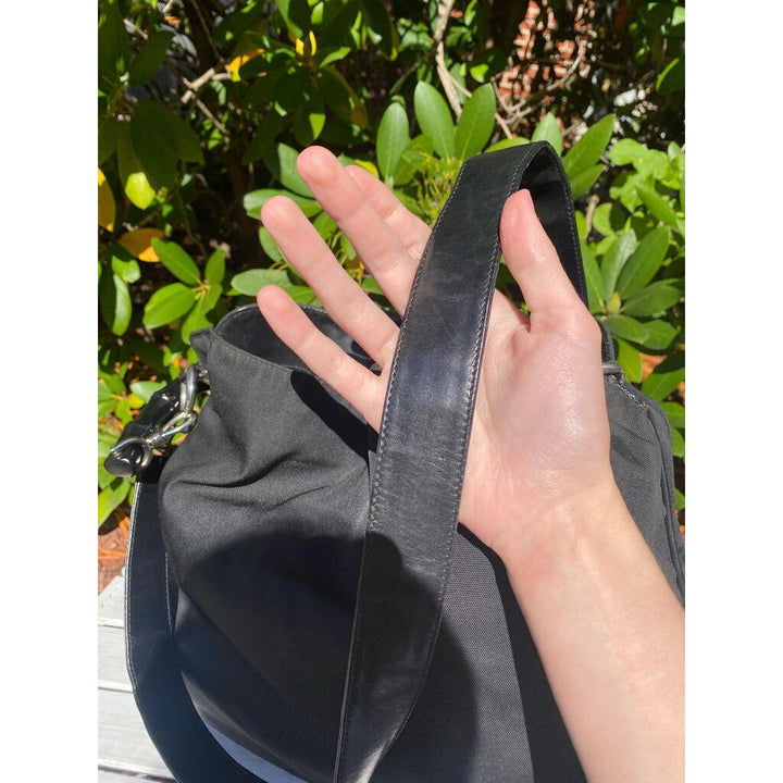 Gucci Nylon Bamboo Handle Tote