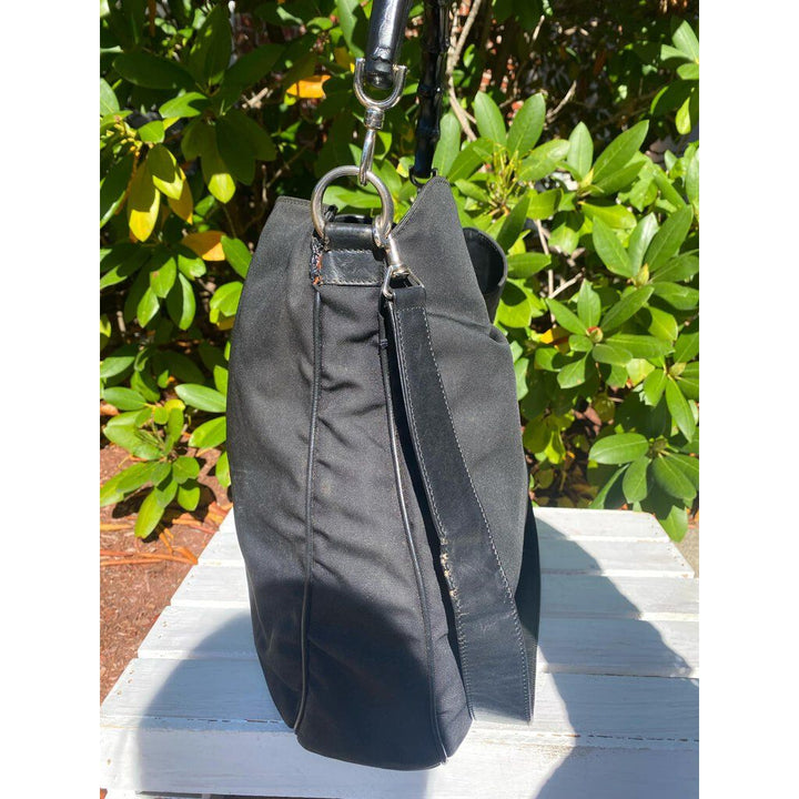 Gucci Nylon Bamboo Handle Tote