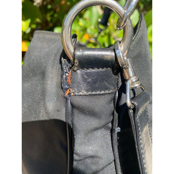 Gucci Nylon Bamboo Handle Tote