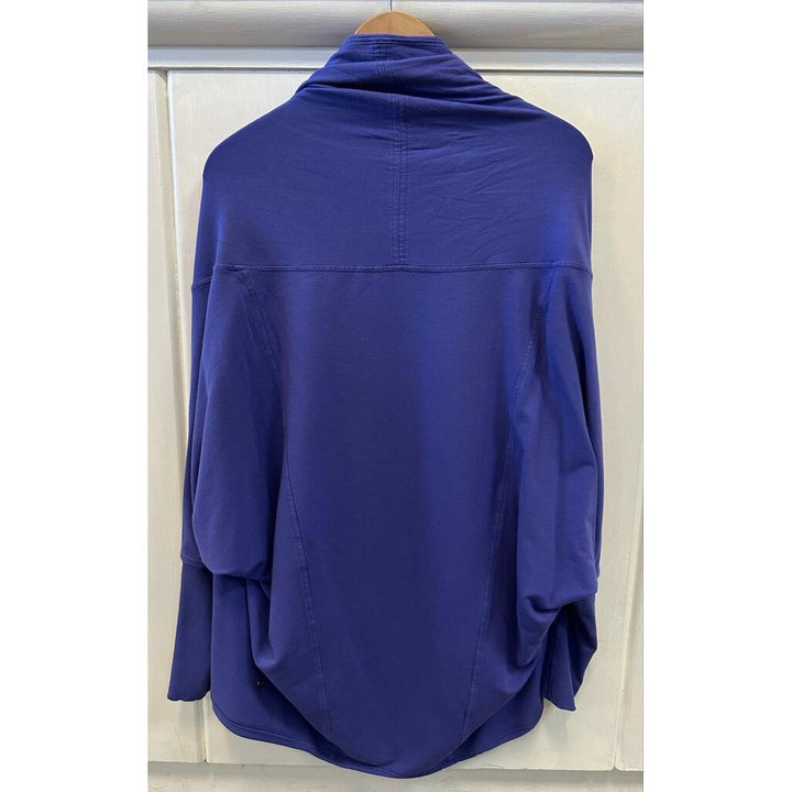 Lululemon To and Flow Wrap Jacket in Heathered Mod Iris Flower - Size 6