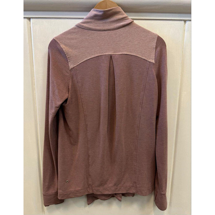 Lululemon Coast Wrap Sweater Heathered Chalky Rose - Size 6