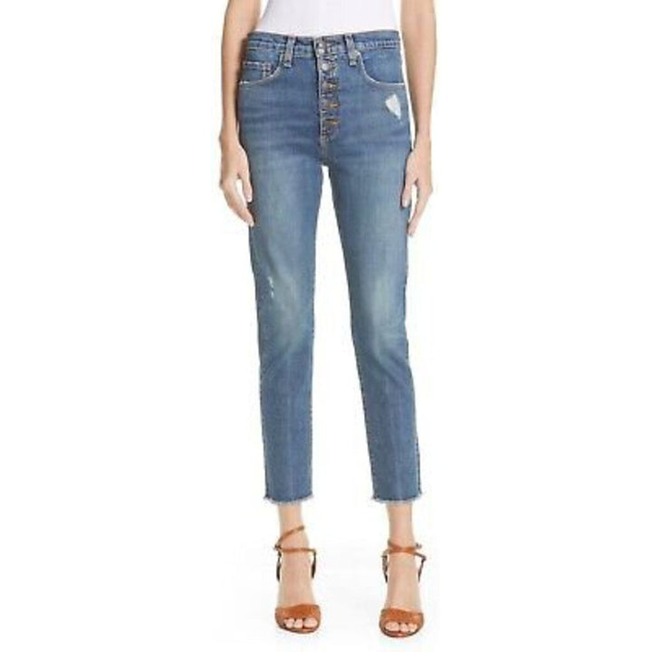 Veronica Beard Faye 11" Skinny Jeans - Size 28