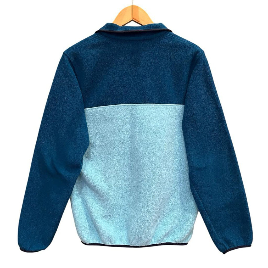 Patagonia Re-Tool Snap- Fleece Pullover Colorblock Blue - Size Small
