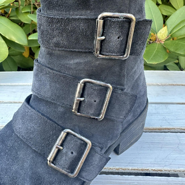 Gidigio Buckle Booties - Size 37