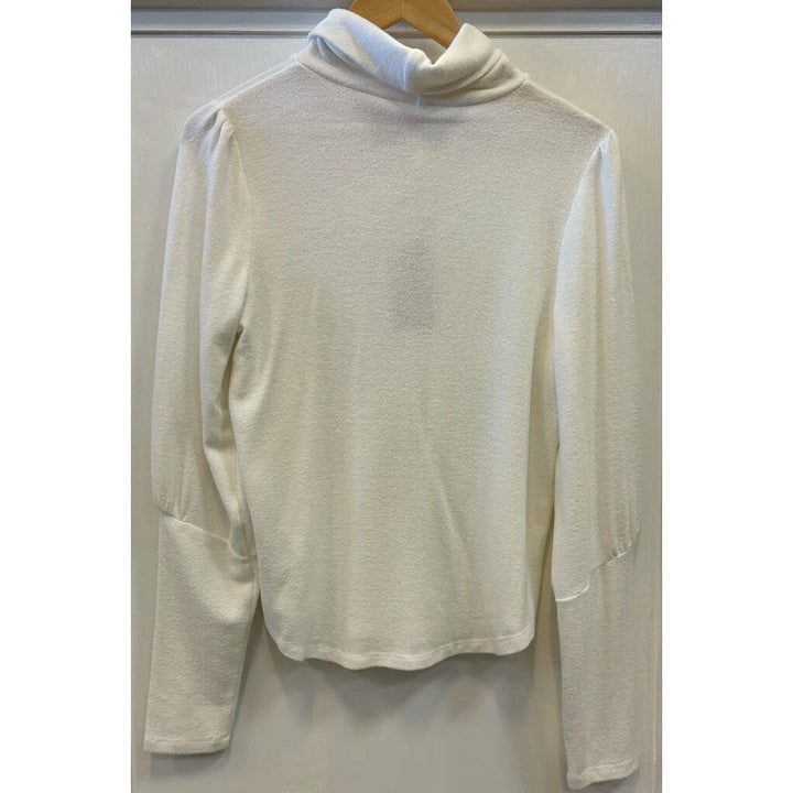 Anthropologie Puff Sleeve Turtleneck Sweater - Size Medium