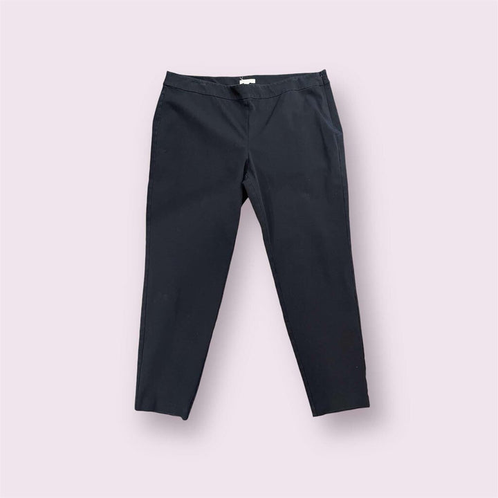 Eileen Fisher Black Straight Leg Pant - Size XL