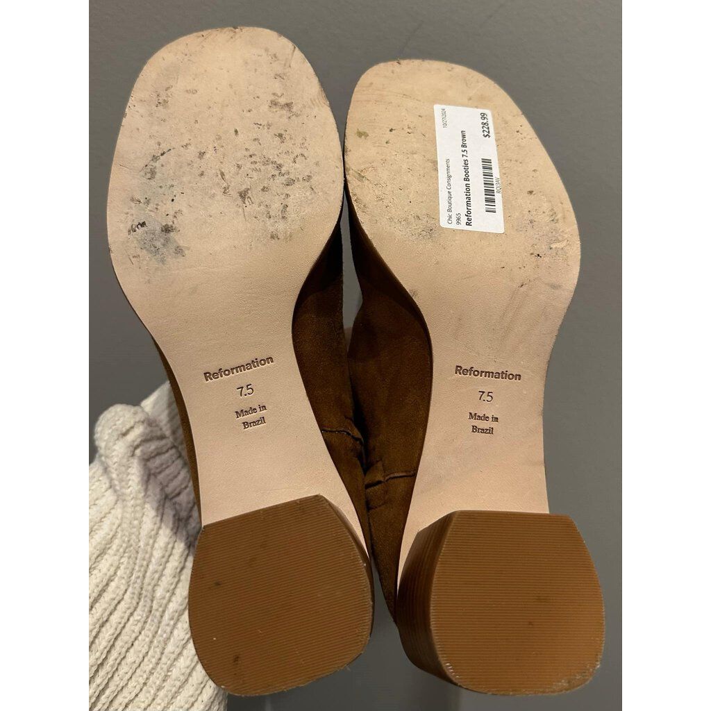 Reformation Louie Stretch Sock Booties - Size 7.5