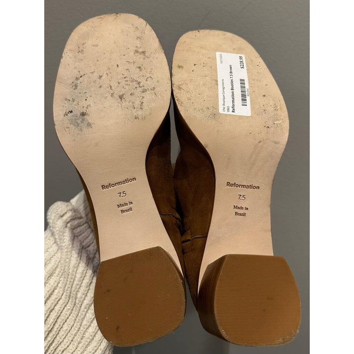 Reformation Louie Stretch Sock Booties - Size 7.5