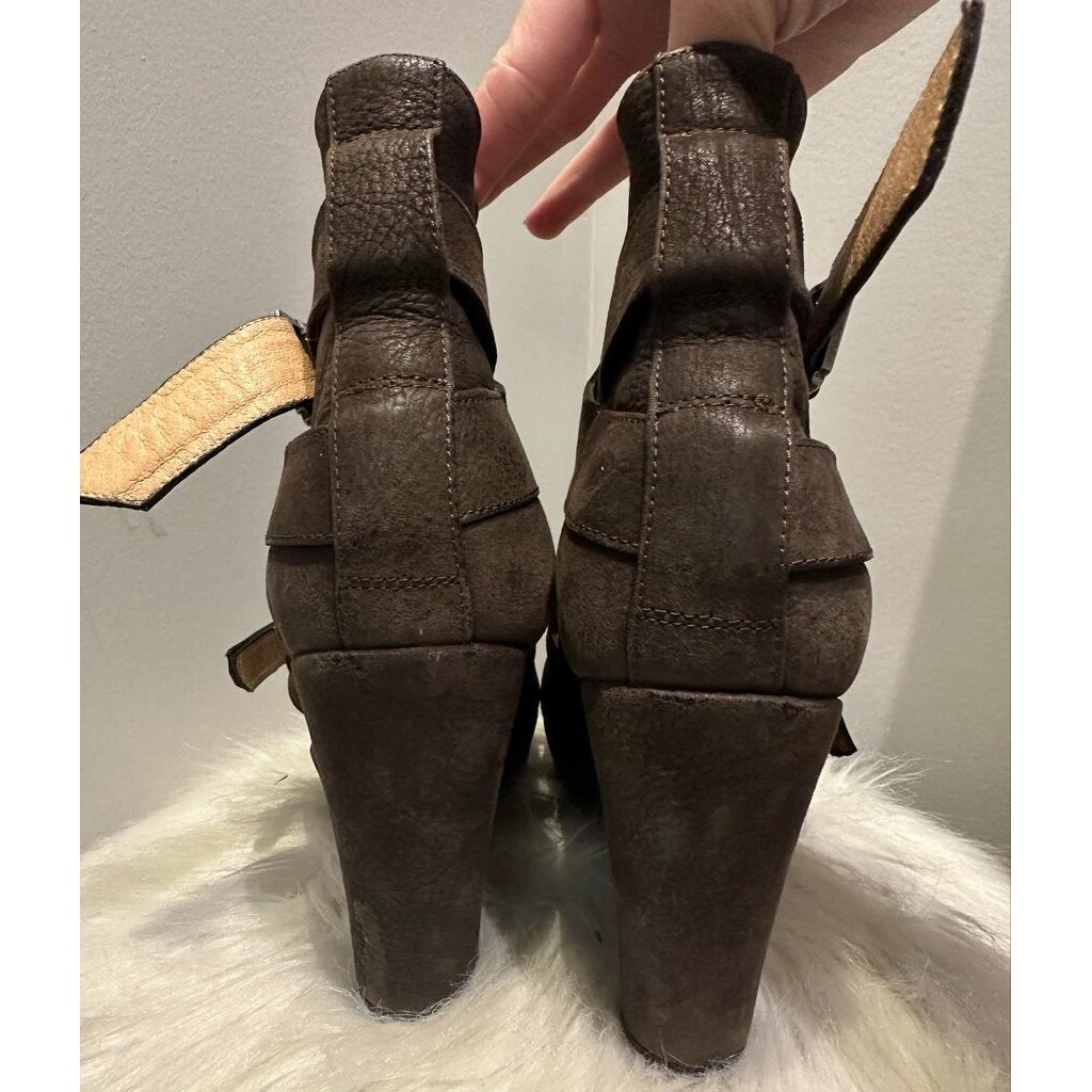 John Fluevog Writes Shields Ankle Booties - Size 6