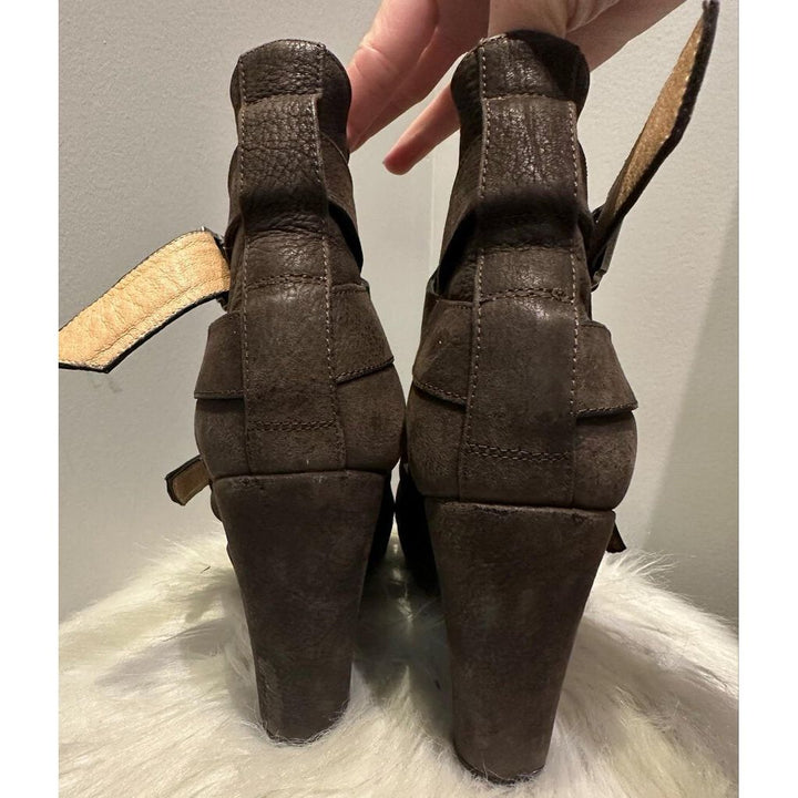 John Fluevog Writes Shields Ankle Booties - Size 6