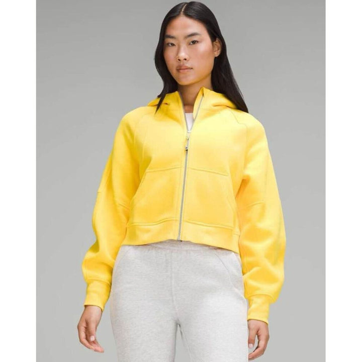 Lululemon Scuba Oversized Full-Zip Hoodie in Utility Yellow - Size M/L