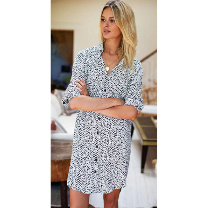 Emerson Fry Cheetah Shirt Dress - Size Medium