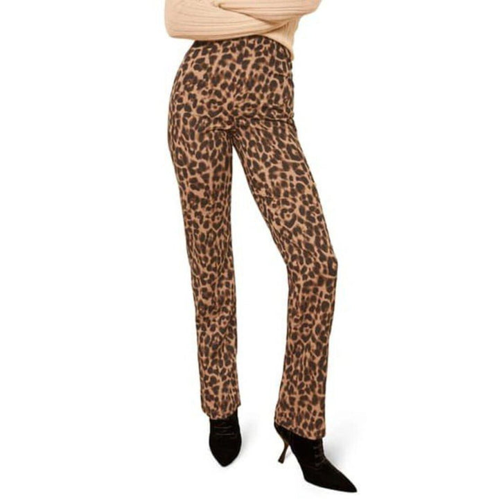 Reformation Sera High-Rise Leopard Print Pants - Size 10