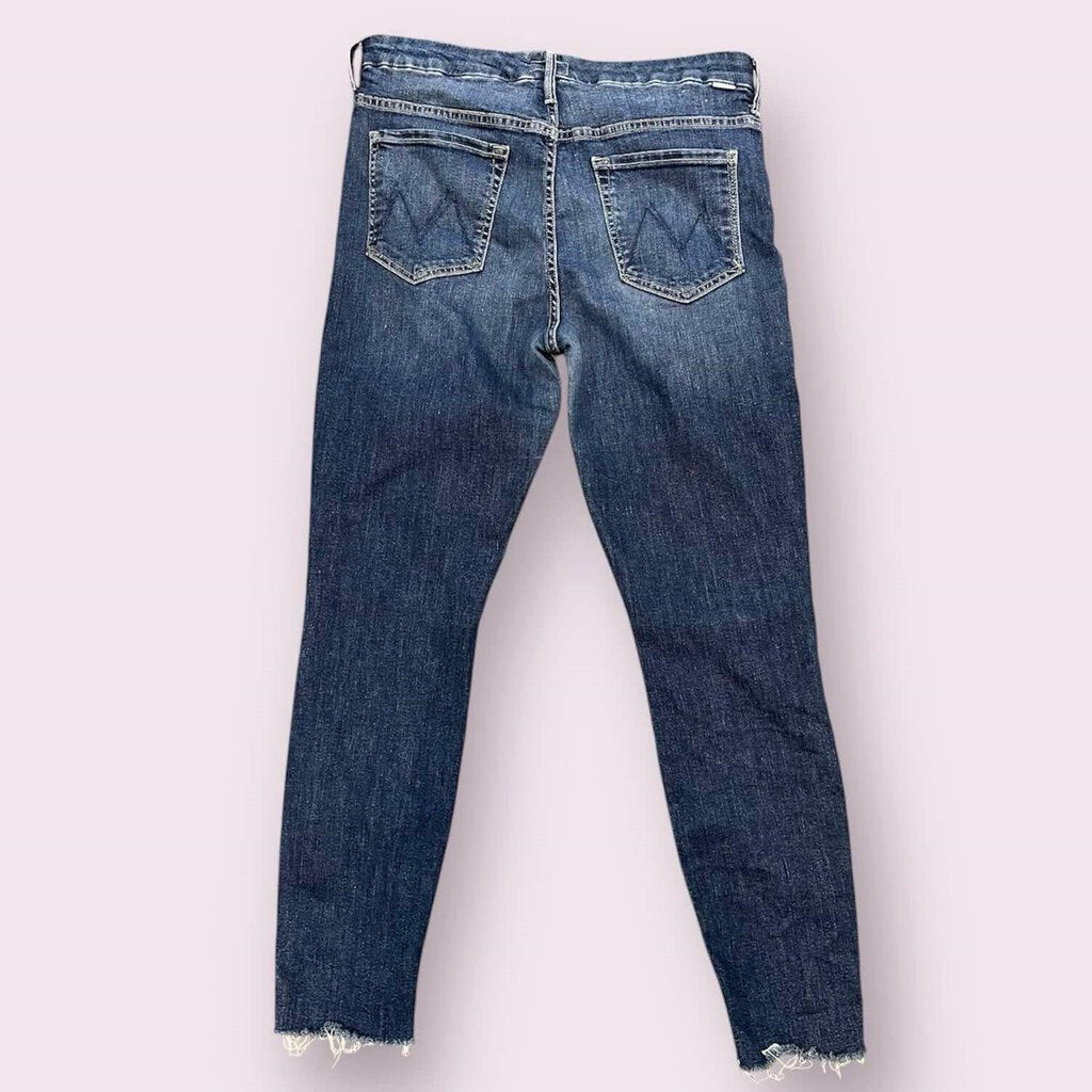 Mother The Looker Ankle Fray Skinny Jeans - Size 31