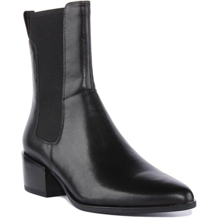 Vagabond Leather Heeled Booties - Size 9.5