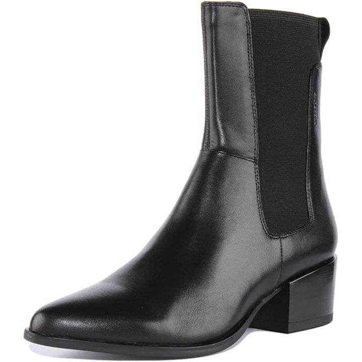 Vagabond Leather Heeled Booties - Size 9.5