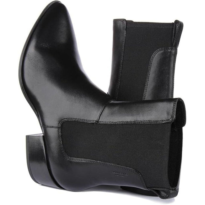 Vagabond Leather Heeled Booties - Size 9.5