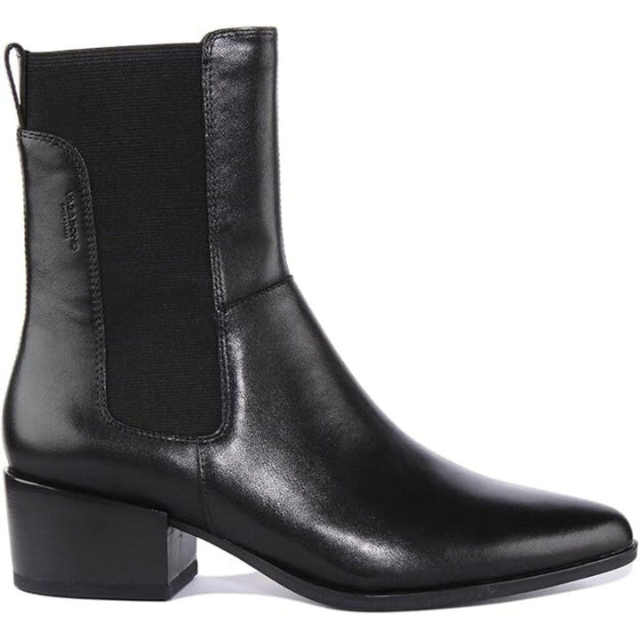 Vagabond Leather Heeled Booties - Size 9.5