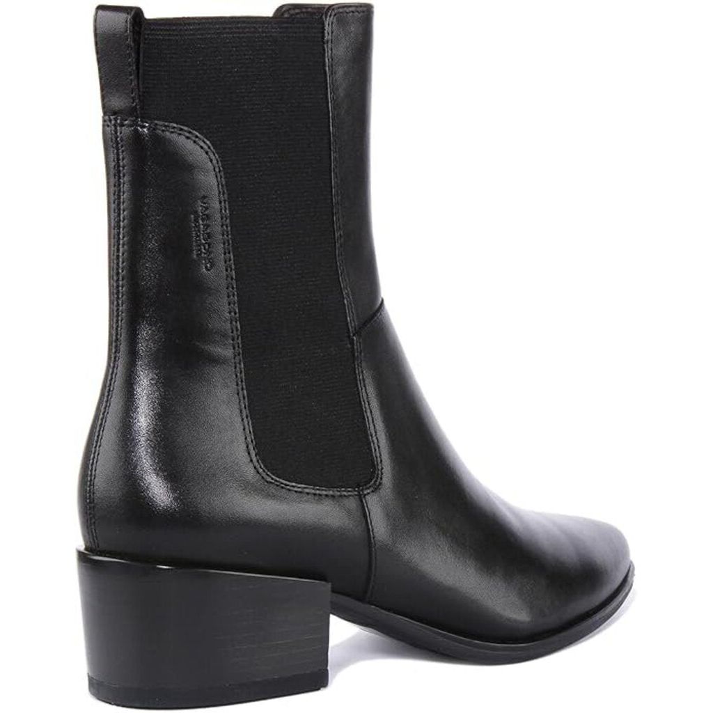 Vagabond Leather Heeled Booties - Size 9.5