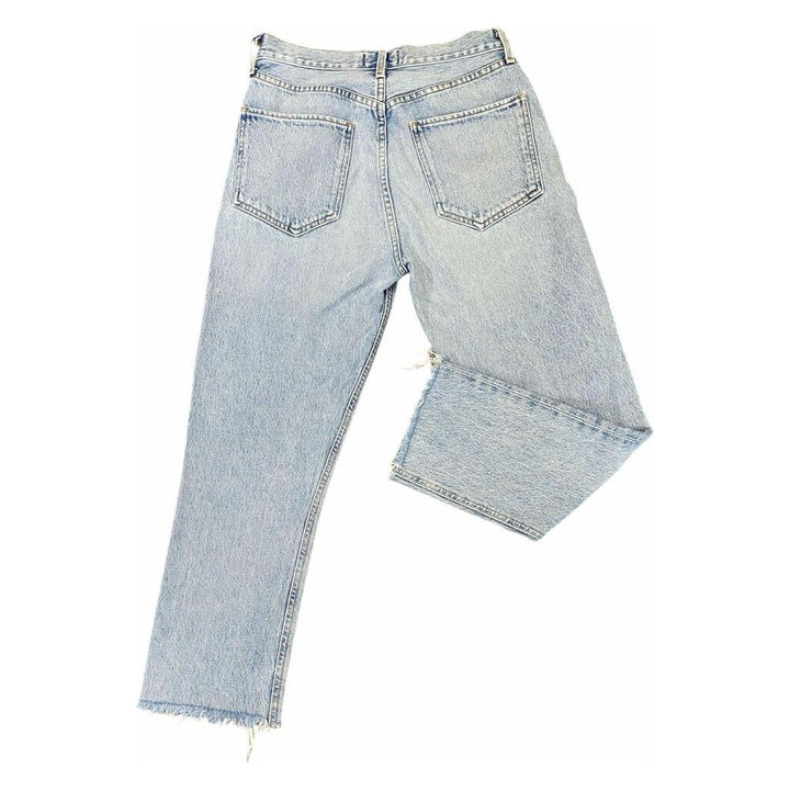 Agolde Riley High Rise Straight Crop Jeans - Size 27
