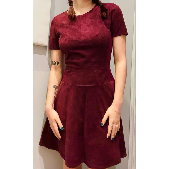 BCBG Max Azria Darra Faux Suede Dress - Size 2