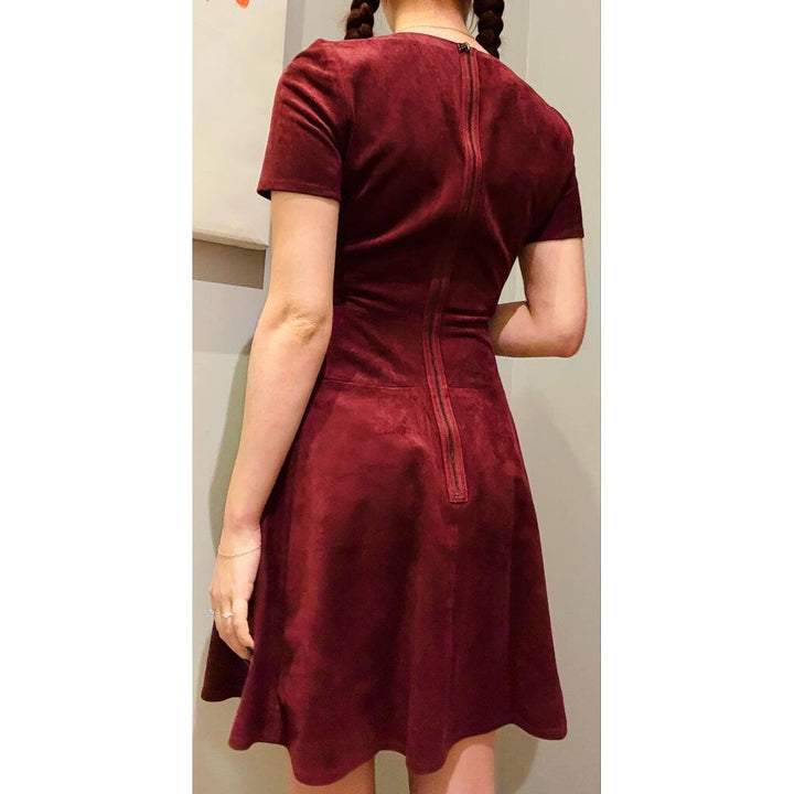 BCBG Max Azria Darra Faux Suede Dress - Size 2