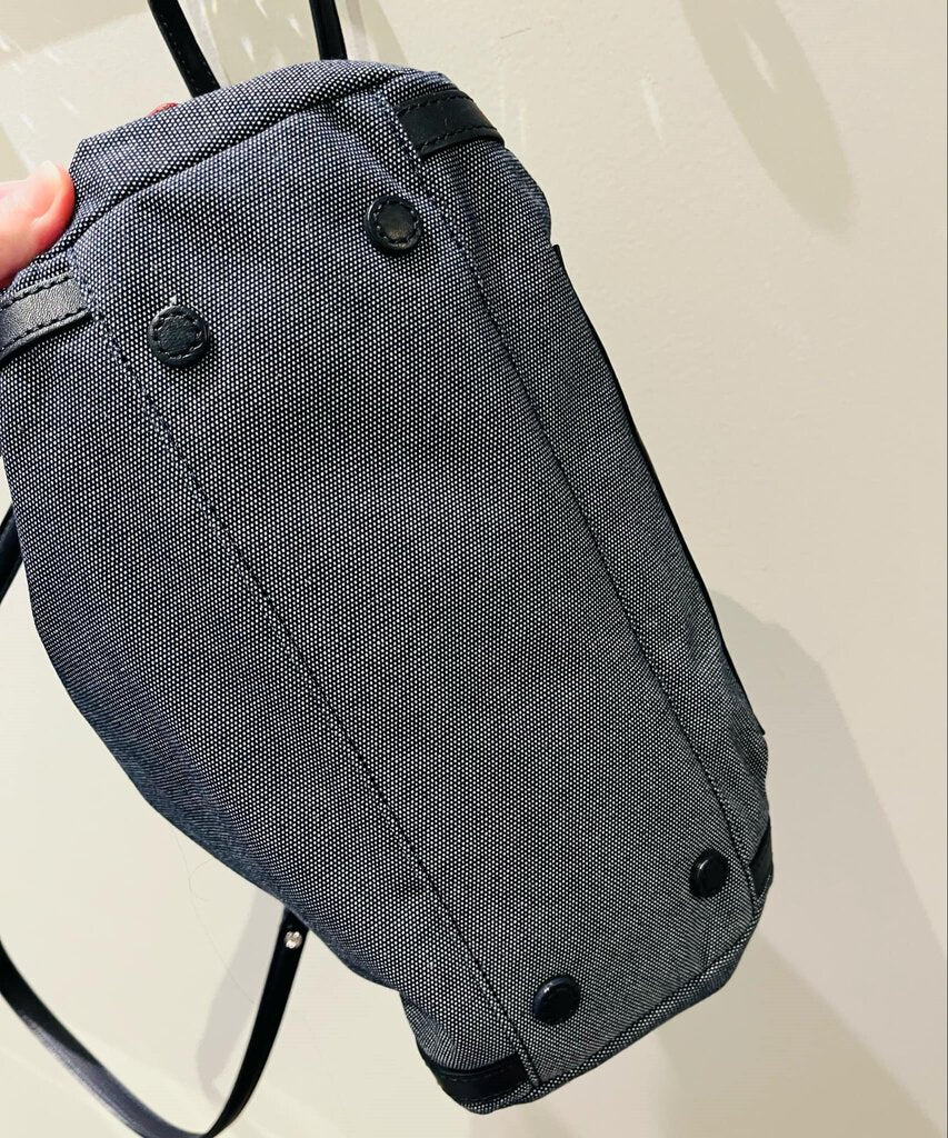 MZ Wallace Blue Black Shoulder Handbag Tote