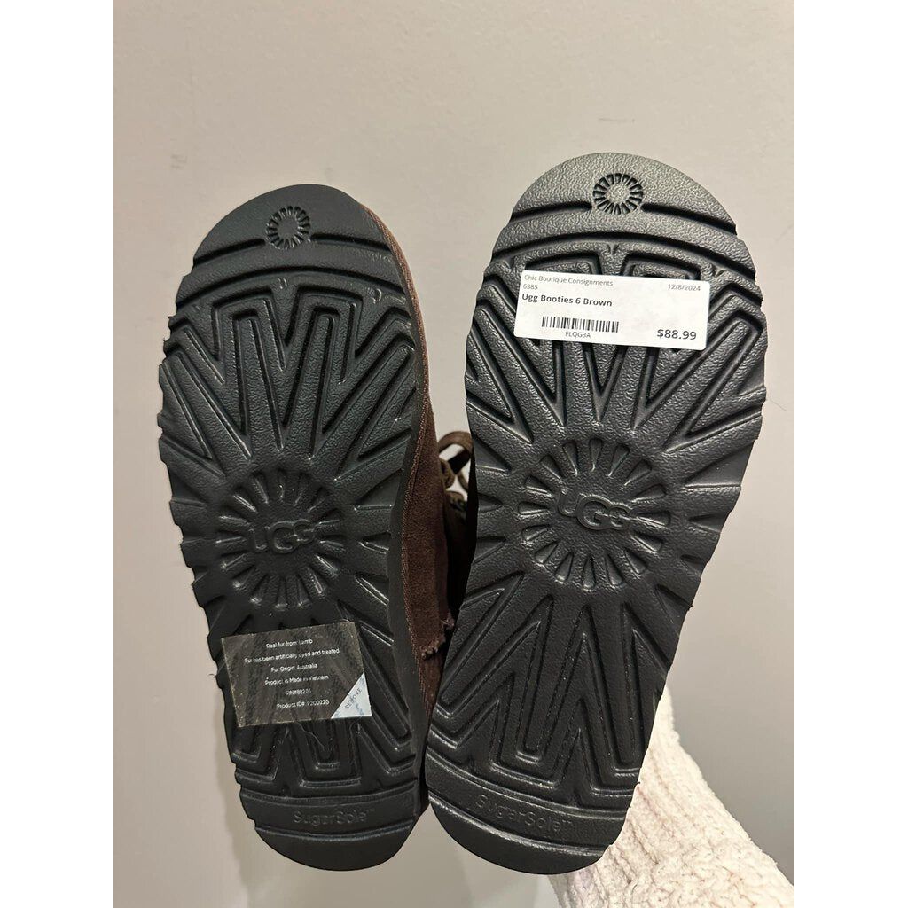 UGG Classic Mini Alpine Lace Booties - Size 6