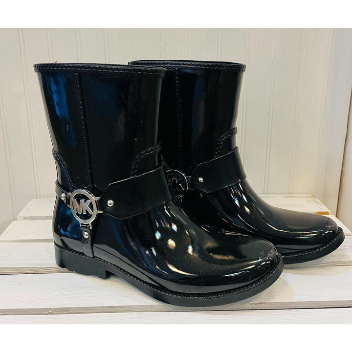 Michael Kors Black Rubber Rain Boots - Size 7