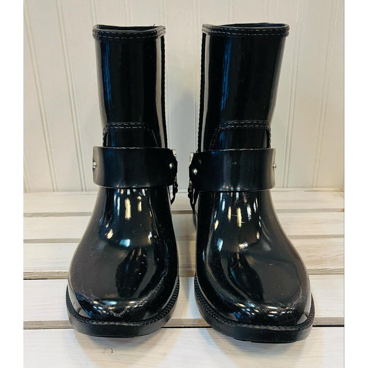 Michael Kors Black Rubber Rain Boots - Size 7