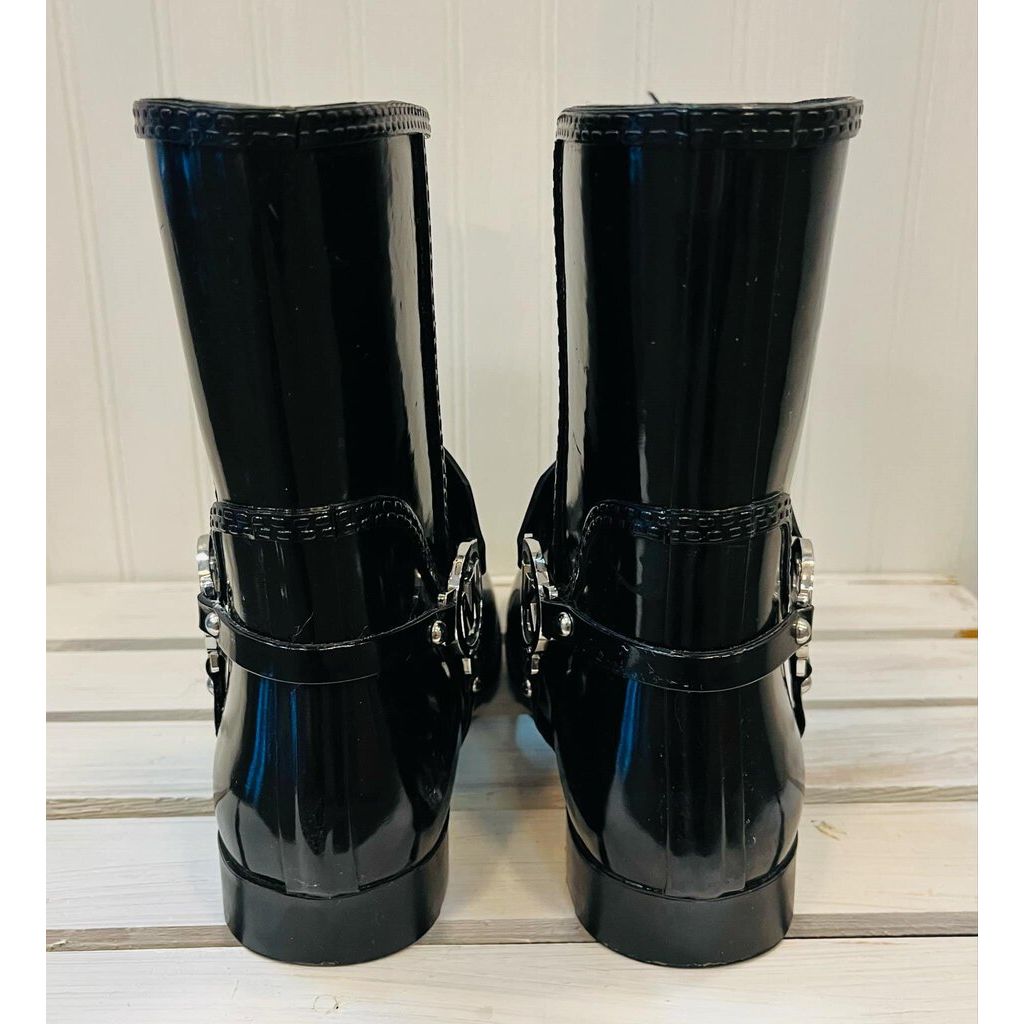 Michael Kors Black Rubber Rain Boots - Size 7