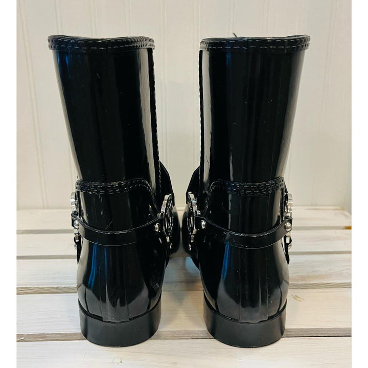 Michael Kors Black Rubber Rain Boots - Size 7