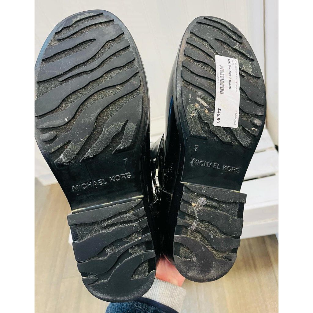 Michael Kors Black Rubber Rain Boots - Size 7