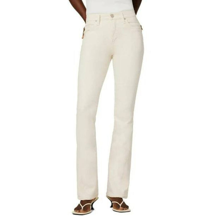 Hudson NWT Barbara High-Rise Baby Boot Jeans in Ecru - Size 25