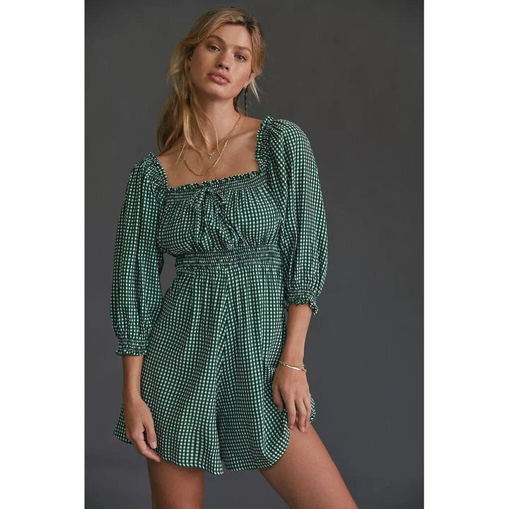 Faithful The Brand Odessa Linen Romper - Size 6