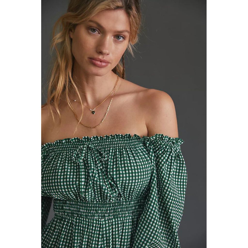 Faithful The Brand Odessa Linen Romper - Size 6