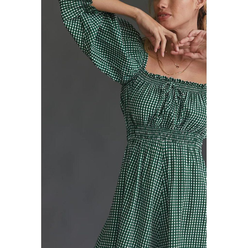 Faithful The Brand Odessa Linen Romper - Size 6