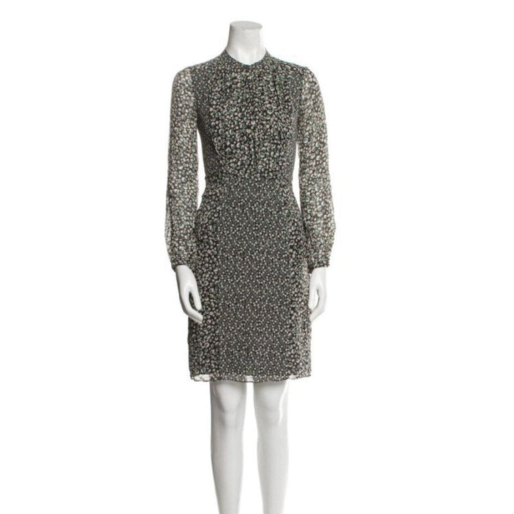 Burberry Brit Silk Knee-Length Dress - Size Small