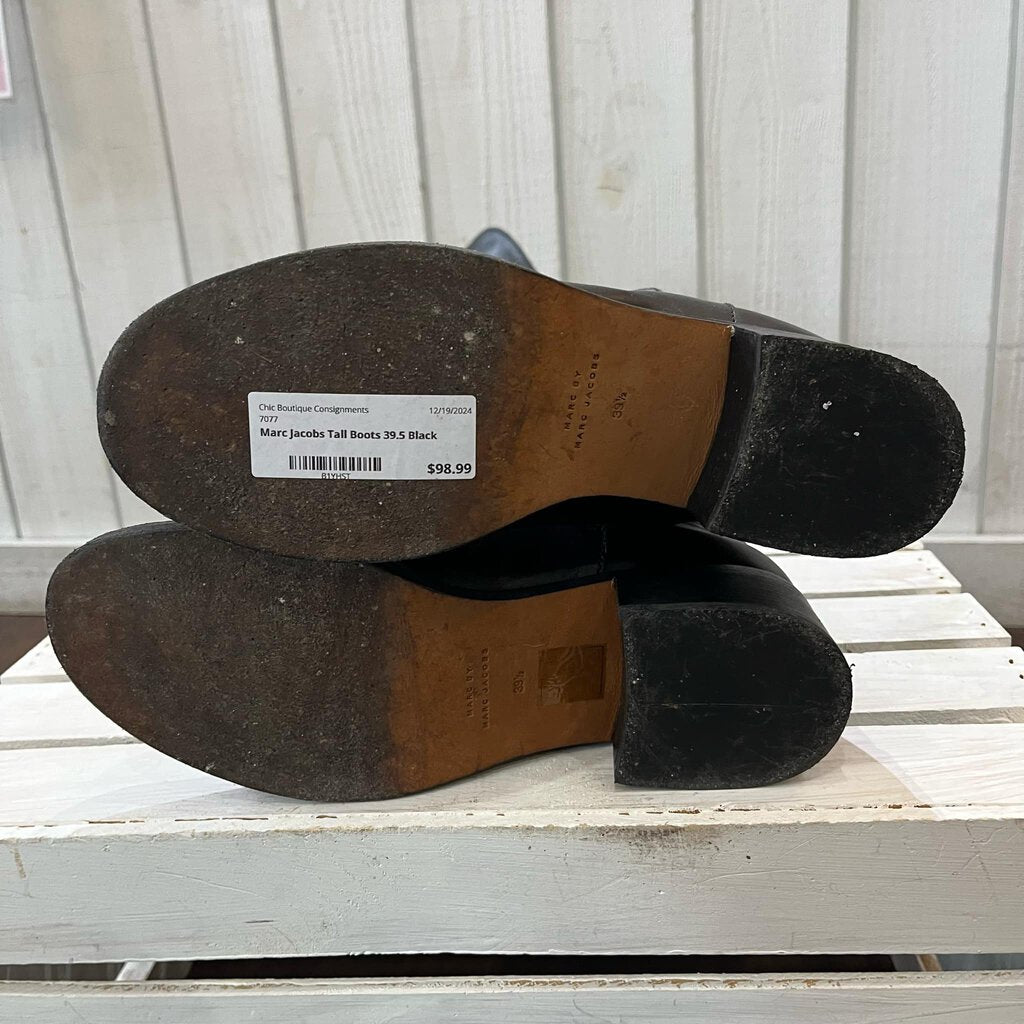 Marc Jacobs Leather Over The Knee Boots - Size 39.5