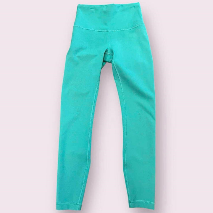 Lululemon Train High-Rise Tights Green Leggings - Size 4